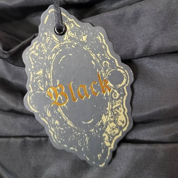 Black-Collection Strapless Layered Ruffled Mini Dress Size MEDIUM - Picture 6 of 8